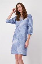 Load image into Gallery viewer, Monari Denim Print Dress 408369
