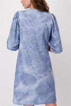 Load image into Gallery viewer, Monari Denim Print Dress 408369
