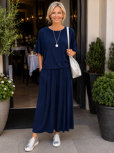 Load image into Gallery viewer, Lauren New Jersey Wide Pant 9AN - Navy
