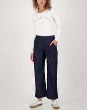 Load image into Gallery viewer, Monari Denim Culotte 808758 - Dark Denim
