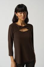 Load image into Gallery viewer, Joseph Ribkoff Reversible Open Bust Top - Opulence
