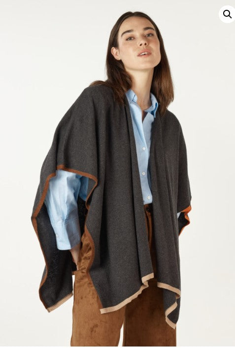 Zaket Plover Poncho ZP7153 - Cinder