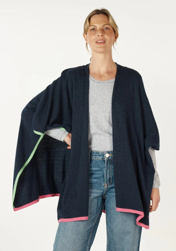 Zaket & Plover Poncho ZP7153- Denim