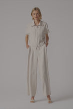 Load and play video in Gallery viewer, Joseph Ribkoff Wide Leg Pull-On Pants 261221 - Moonstone
