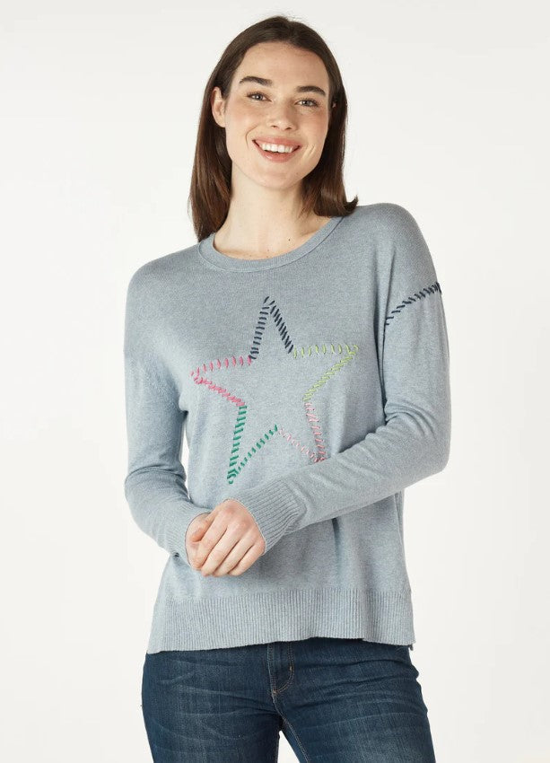 Zacket & Plover Super Star Jumper ZP7138 - Chambray