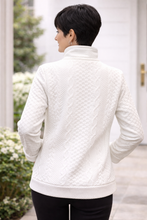 Load image into Gallery viewer, Fiori Quilt Jacquard Jacket 83802W - White
