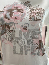 Load image into Gallery viewer, Dolcezza Live Your Life Tee - Off White
