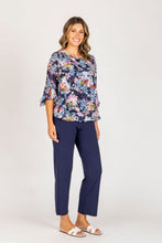 Load image into Gallery viewer, Renoma Marlene Layered Top 1102.40 - Navy
