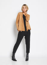 Load image into Gallery viewer, Philosophy Faux Suede Jacket - Camel
